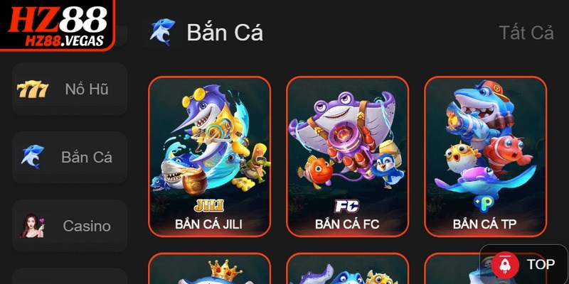 Bắn cá HZ88 là sảnh game hấp dẫn với đồ họa nổi bật