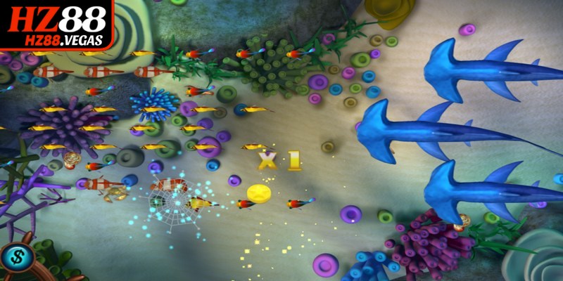 Linh hoạt trong việc đổi súng bắn cá khi chơi