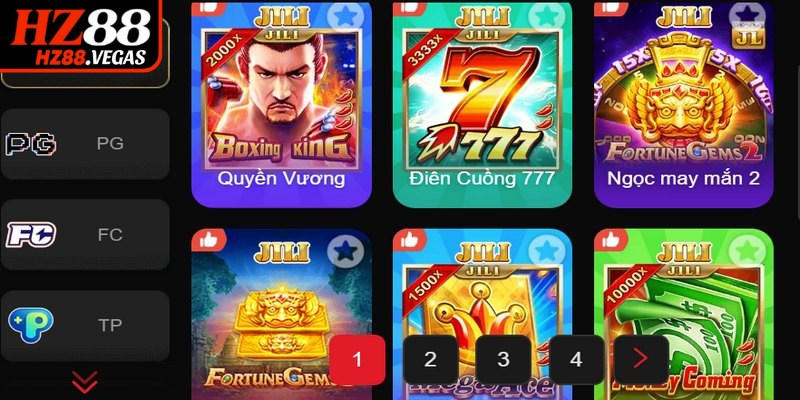 Bật mí các trò chơi ăn khách tại nổ hũ HZ88 bạn không nên bỏ qua