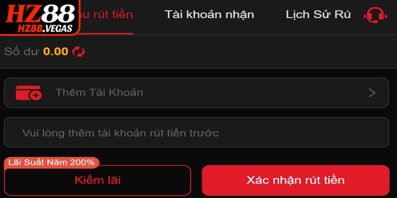 Điều kiện cần để rút tiền HZ88 thành công
