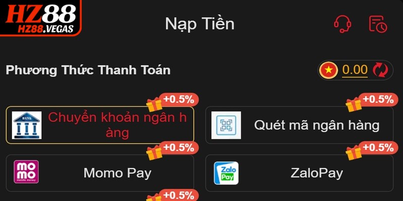 Người chơi cần tiến hành giao dịch nạp tiền để chơi game